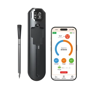 Smart Wireless Meat Thermometer BBQ Phone APP