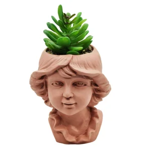 Cheap Cement Head Statue Pot
