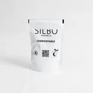 Eco Compostable Biodegradable PLA PET/PE Zip Stand up Pouch Custom Packaging Bags for Pet Food Chewing Gum Sushi-Food Grade