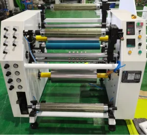 Semi Automatic Cling Film Aluminum Foil Rewinding Machine