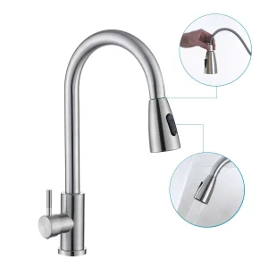 Cheap Pull-Out Stainless Steel Kitchen Faucet
