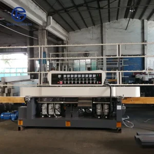 9 Mottors Glass Straight Line Edging Glass Production Grinding and Polishing Machine