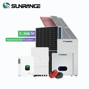 Hybrid Solar System 5-30kw Hybrid with Smart APP Monitoring for Commercial Use
