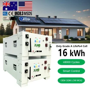 Starmax 51.2V 48V 314Ah 280Ah Grade A+ Lifepo4 Battery Cells 15kWh 16Kwh Stackable Solar Home Energy Storage System