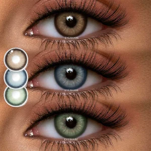 EYESHARE Eye Care Solution Color Lens Eye Make up  Colored Contact Lenses for Eye Blue Contact Lenses Yearly Cosmetic Color Lens