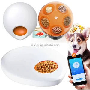 WiFi Pet Feeder 5-Meal Timer Wet Dry