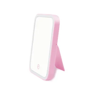 Portable Folding LED Makeup Mirror for Travel and Home