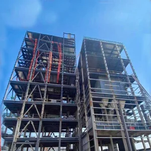 Z Section Steel Purlin Mettal Building Prefabricated Steel Structure Hotel