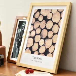 High-Quality A3 A4 Poster Frame Photo Frame with Engineered Wood Frame and Polished Glass Cover - Horizontal and Vertical Formats for Wall with Built-in Hanging Hardware Manufacturers, Supplier