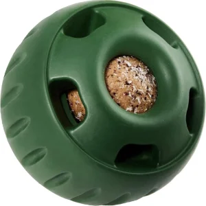 Silicone Dog Treat Dispenser Toy Interactive Puzzle Ball For Slow Feeding And Teething