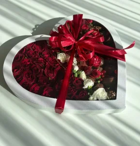 Heart Shaped Chocolate Gift Box