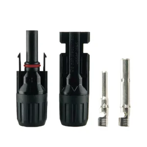 IP67 Waterproof 1000V 30A PPO Material Solar Panel Cable Connector PV Solar Connector for Solar Systems