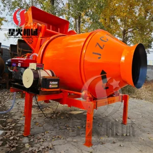 Mobile Small Mini Portable Jzc1000 Diesel Electric Manual Towable Self Loading Concrete Auto Cement Truck Mixer Machine