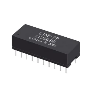 THT Dual Port 10/100 BASE-T Telecom Lan Transformer LP2064NL