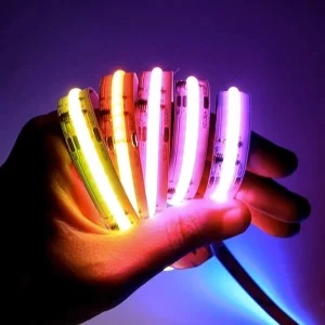 Outdoor LED Bulb String Lights RGBW Waterproof COB LED Strip Light