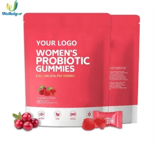 5 Billion Cfus Cranberry Probiotic Gummies for Digestive Wellness