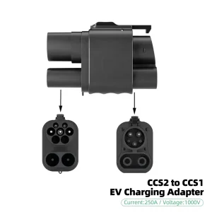 IP54 Type2 CCS2 to CCS1 AC DC EV Car Charger Connector Auto Charging Adapter