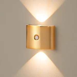 Morden Wireless Magnetic Motion Sensor Wall Light RGB Smart Home USB Rechargeable Night Light Bedroom Bedside LED Wall Lamps