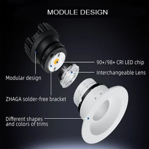 Adjustable Beam Angle 3" Round Downlight