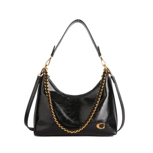 Bolsa Bucket Feminina em Couro PU Saffiano