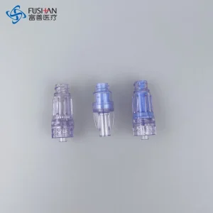 Adaptador de plástico desechable sin aguja Eo estéril de fábrica de suministros médicos Fushan precio CE&ISO13485 certificado OEM, uso de infusión