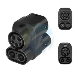 New Connector EV Charging Adaptor 32A CCS1 to CCS2 EV Charger Adapter for Electric Cars