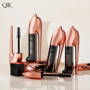 New 4D Curling Length High Heel Mascara Private Label Long Lasting Waterproof Black Mascara for Eye Makeup