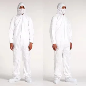 OEM Waterproof Chemical Resistant Safety Protective Microporous Type Disposable Coverall