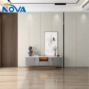 Board Bamboo Charcoal Board Wood Veneer Wall Panels for Interior Decoration