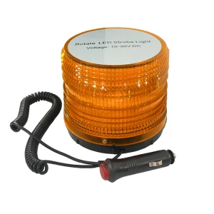LED Universal Strobe Beacon Light Amber 10V 30V Emergency Warning Rotating Rooftop Traffic Lamp for Car Accessories