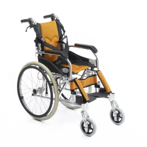 Compact Self Propelled Pediatric Aluminium Manual Wheelchair for Children 12 Inch Seat Width