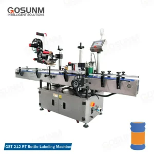 Adhesive Sticker Label Pasting Machine Front and Back Labeling Round Bottle Labeling Machine Automatic Labeling System