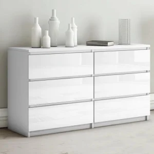 Modern Engineered Wood Chest Drawer 6 Drawers Cheap 8 Chest of Drawer Nordic Bedroom Dresser