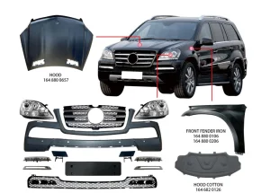 Conjunto de Para-choque Frontal Alta Performance Resistência à Corrosão