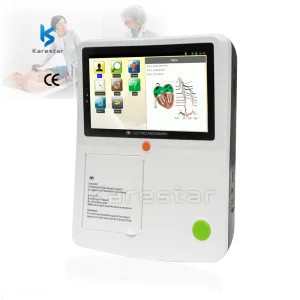Máquina de ECG digital portátil con pantalla LCD a color de 7 pulgadas 3 canales precio