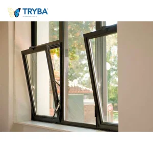 Sonido de impacto de huracán, aluminio a prueba de sonido, UPVC, PVC, vinilo, doble, triple acristalamiento, vidrio Low-E, ventana de casement, deslizante, toldo, de doble apertura, inclinable y giratoria