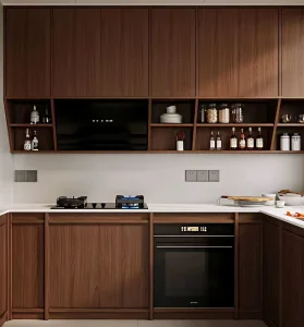 Classic Shaker Style Solid Wood Kitchen Cabinets for Modern Homes