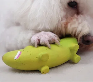 Dog Christmas Gift Eco-Friendly Durable Cartoon Latex Floating Interactive Chew Toy