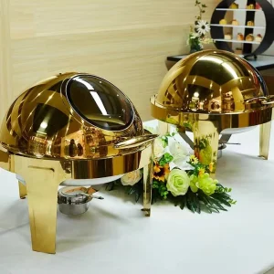 Gold Stainless Steel Chafing Dish