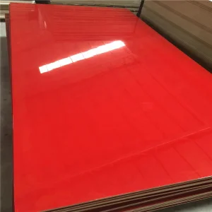 1220X2440mm UV High Gloss Melamine Plywood MDF Particle Board