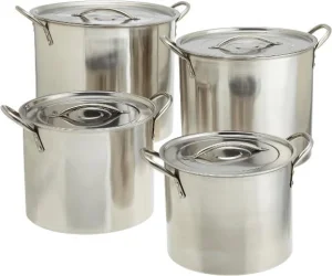OEM Kitchen Utensils Stainless Steel Cookware Casserole Cooking Pot with Lid