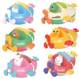 Xinbo Music Cartoon Animal Colorful Plasitc Plane Kids Game Educational Developmental Baby Light &amp; Sound Phone Toy for Kids