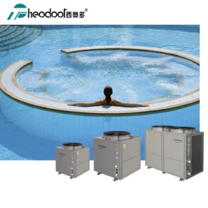 Commercial Air to Water Heat Pump Heating Water High Cop Water Heater