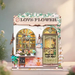 Vintage Flower Shop Miniature Model