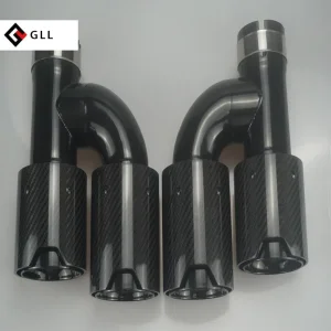 Black Dual Outlet Tip