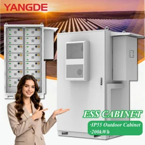 200kwh Outdoor High Voltage Lithium Battery IP55 CE (Hybrid On Off Grid)