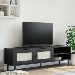 Senja Black Tv Stand