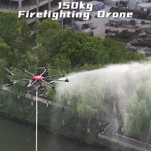 Heavy Lifting 150kg Chine Aerial Rescue Uav Forest Bushfire Industrial Extinguisher Incendios Bomberos Firefighting Drone for Emergency Fire Susspension