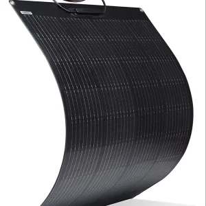 Semi Flexible Solar Panel 100w Monocrystalline Waterproof 12V Charger for RV Boat Caravans Motorhome