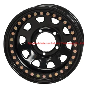 4X4 Modular Type Car Steel Wheels with Beadlock Ring